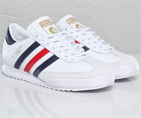 adidas beckenbauer schuhe leder weiß|adidas beckenbauer allround shoes.